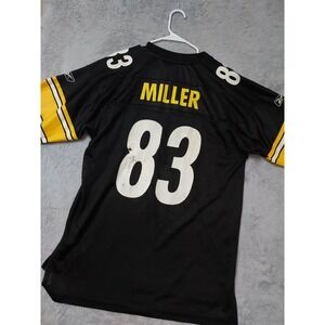 Vintage Pittsburgh Steelers Jersey Mens Large Reebok On Field Heath Miller NFL